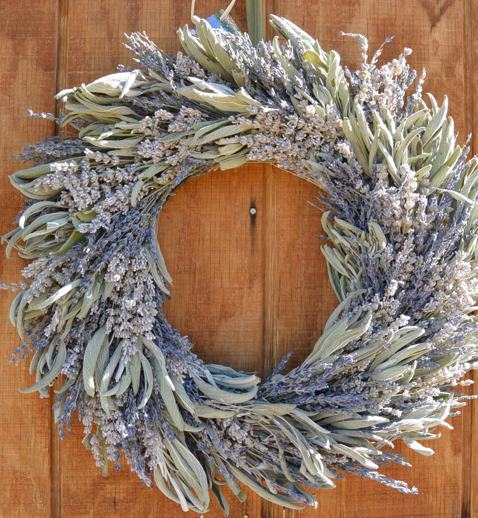 Trademark Sage and Lavender Wreath - Sage Creations Organic Farm