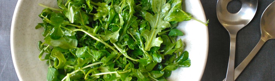 Arugula Salad Lavender Honey Lemon Vinaigrette