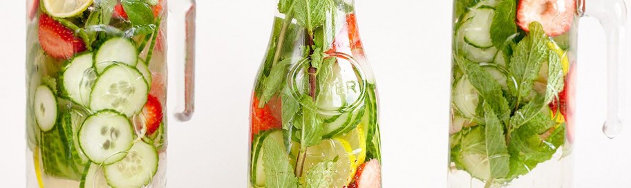 flavored water tea